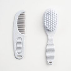 EP607-BP-G: Grey Eco Brush & Comb Set (Bulk Pack)